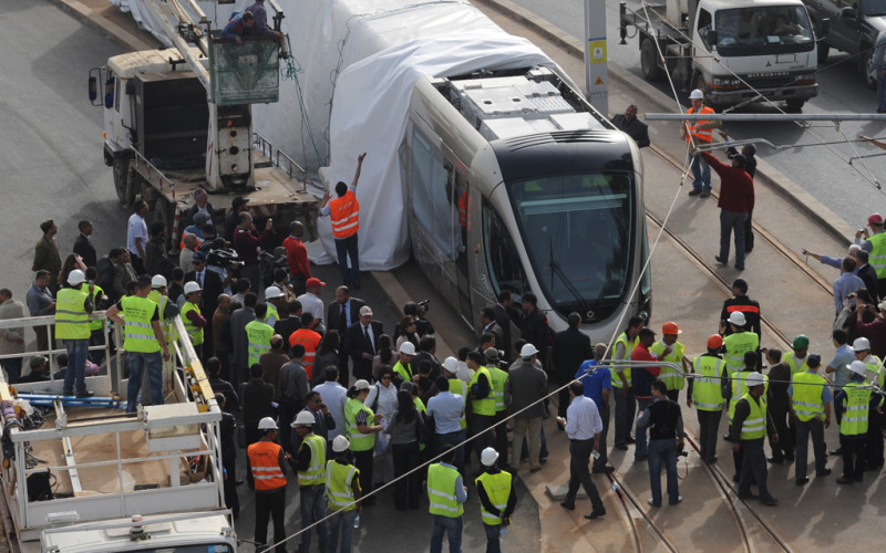 Présentation de la rame de Tramway au public