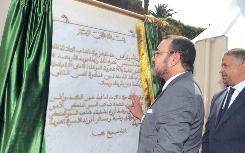 حفل تدشين الطرامواي الرباط سلا وجسر الحسن الثاني من طرف الملك