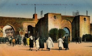 Rabat Place de France & porte el Alou   