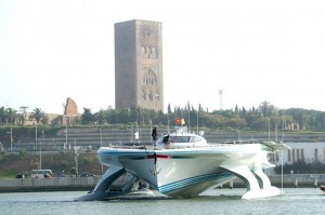 Arrivé du Planet Solar au Bouregrag Marina    