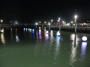 Floating balls. Marina of Rabat