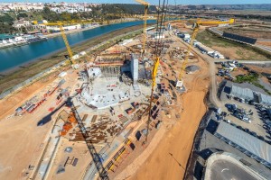 Travaux de chantier Grand Théâtre de Rabat      