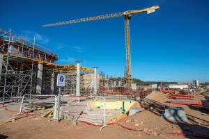 Building site of the Grand Theater of Rabat   